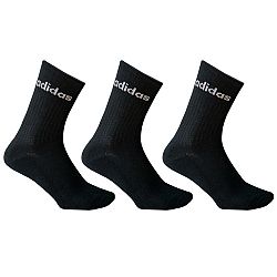 ADIDAS Športové ponožky vysoké 3 páry čierne 43-45