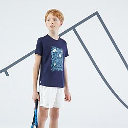 ARTENGO Chlapčenské tričko Essentiel tmavomodré 10-11 r (141-150 cm)