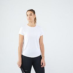 ARTENGO Dámske tenisové tričko Essentiel 100 biele M-L
