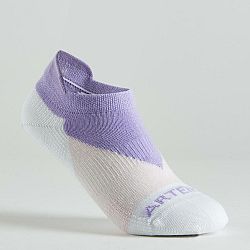 ARTENGO Detské nízke ponožky na tenis RS 160 3 páry ružové, biele a tmavomodré 31-34