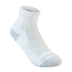 ARTENGO Detské športové ponožky RS 500 stredne vysoké 3 páry biela 35-38