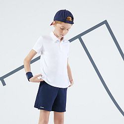 ARTENGO Detské tenisové šortky TSH Dry tmavomodré 7-8 r (123-130 cm)