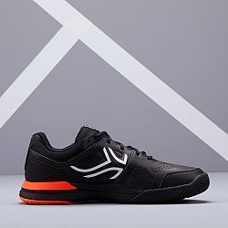 ARTENGO Pánska tenisová obuv TS500 čierno-oranžová čierna 40