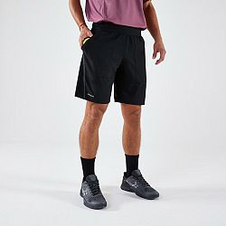 ARTENGO Pánske tenisové šortky Dry+ priedušné čierne S