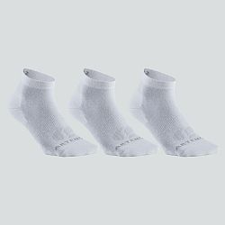 ARTENGO Športové polovysoké ponožky RS160 biele 3 páry biela 35-38
