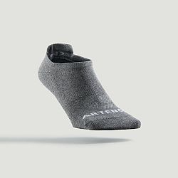 ARTENGO Športové ponožky RS 160 nízke 3 páry sivé šedá 43-46