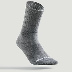 ARTENGO Tenisové ponožky RS 500 vysoké 3 páry sivé modrá 43-46