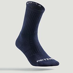 ARTENGO Tenisové ponožky RS 500 vysoké 3 páry tmavomodré 39-42
