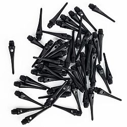 CANAVERAL Hroty na plastové šípky (Soft Tip) čierne 50 ks čierna