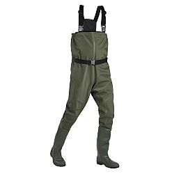 CAPERLAN Rybárske brodiace nohavice 100 PVC khaki L (42-43)