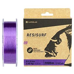 CAPERLAN Rybársky vlasec na surfcasting Resisurf fialový 0,16 mm/2000 m fialová 16_SLASH_100