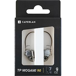 CAPERLAN Zaťažená hlavička shad TP Mogami 90 7 g/2 ks šedá
