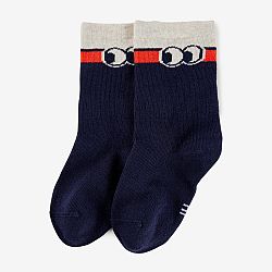 DOMYOS Sada 5 párov detských ponožiek s motívmi modrá 19-22