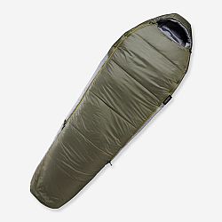 FORCLAZ Trekingový spací vak MT500 od 0 °C polyesterový khaki XL