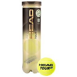 HEAD Tenisové loptičky Tour XT Control 4 ks žlté