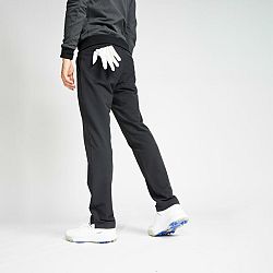 INESIS Pánske zimné golfové nohavice CW500 čierne S-M