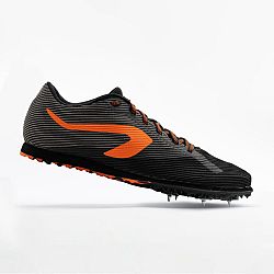 KALENJI Atletická obuv s hrotmi na kros čierno-oranžová šedá 39