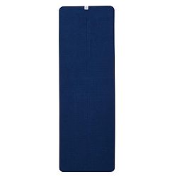 KIMJALY Protišmykový uterák na jogu 183 cm x 61 cm x 1 mm sivo-modrý