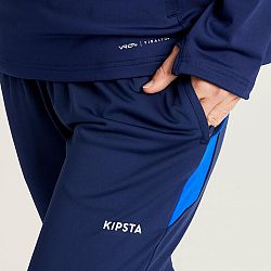 KIPSTA Dámske tréningové nohavice na futbal Viralto modré 2XS (W24 L30)