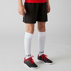 KIPSTA Detské futbalové šortky Essentiel čierne 4-5 r (103-112 cm)