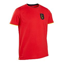 KIPSTA Detský dres FF100 Belgicko 2022 červená 12-13 r (149-159 cm)
