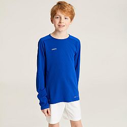 KIPSTA Detský futbalový dres s dlhým rukávom Viralto Club modrý 5-6 r (113-122 cm)