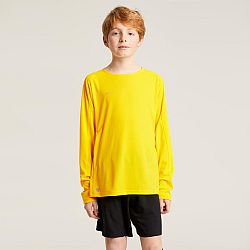 KIPSTA Detský futbalový dres s dlhým rukávom Viralto Club žltý žltá 8-9 r (131-140 cm)