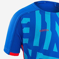 KIPSTA Detský futbalový dres Viralto Axton modro-tyrkysový modrá 12-13 r (151-160 cm)