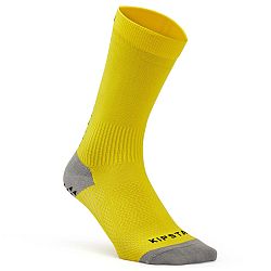 KIPSTA Krátke protišmykové futbalové ponožky VIRALTO II MiD žlté žltá 47-48
