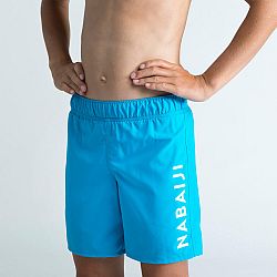 NABAIJI Chlapčenské šortkové plavky 100 modré tyrkysová 7-8 r (123-130 cm)