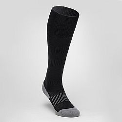 OFFLOAD Vysoké ponožky na ragby pre dospelých R500 čierne 39-41