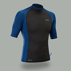 OLAIAN Pánske lykrovo-neoprénové termo tričko s UV ochranou na surf s krátkym rukávom modrá L