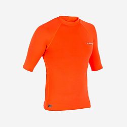 OLAIAN Pánske tričko 100 s ochranou proti UV krátky rukáv oranžové červená XS