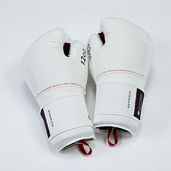 OUTSHOCK Ergonomické boxerské rukavice 120 biele 12 oz