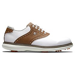 Pánska golfová obuv Footjoy Tradition bielo-hnedá 40