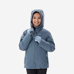 QUECHUA Detská zimná bunda SH100 X-Warm do -3 °C hrejivá a nepremokavá 7-15 rokov modrá 10-11 r 141-148 cm
