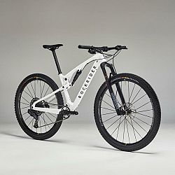 ROCKRIDER Horský bicykel Race 900S GX Eagle AXS hliníkové kolesá Mavic Crossmax biela L (175-184 cm)