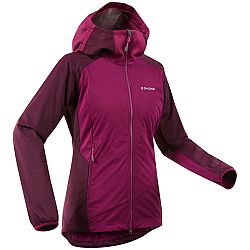SIMOND Dámska horolezecká softshellová bunda tmavobordová fialová S