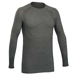 SIMOND Pánske vlnené tričko Alpinism Seamless s dlhým rukávom šedá 2XL