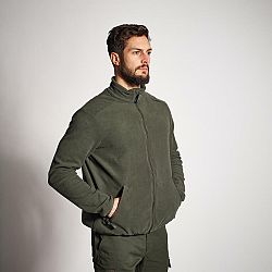 SOLOGNAC Fleecová mikina 100 zelená khaki XL