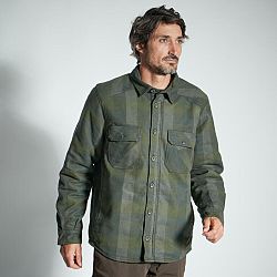 SOLOGNAC Hrejivá bunda typu vrchná košeľa 500 zelená L