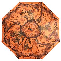 SOLOGNAC Maskovací poľovnícky dáždnik oranžový oranžová