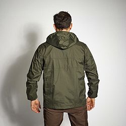 SOLOGNAC Nepremokavá poľovnícka bunda 100 zelená khaki L