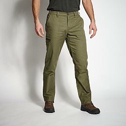 SOLOGNAC Pánske nohavice Steppe 100 regular zelené khaki 3XL