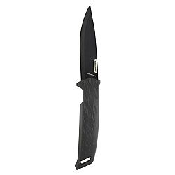 SOLOGNAC Poľovnícky nôž s pevnou čepeľou Sika 100 Grip čierny