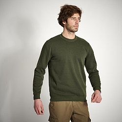 SOLOGNAC Poľovnícky sveter zelený 100 khaki L