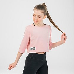 STAREVER Dievčenské tričko na moderný tanec ružové 14 rokov