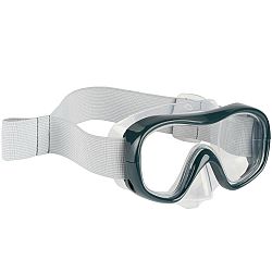 SUBEA Detská potápačská maska 100 sivá šedá XS