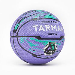 TARMAK Basketbalová lopta veľkosť 6 R500 fialovo-tyrkysová