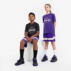 TARMAK Detská basketbalová nízka obuv Fast 900 NBA Lakers čierna 38
